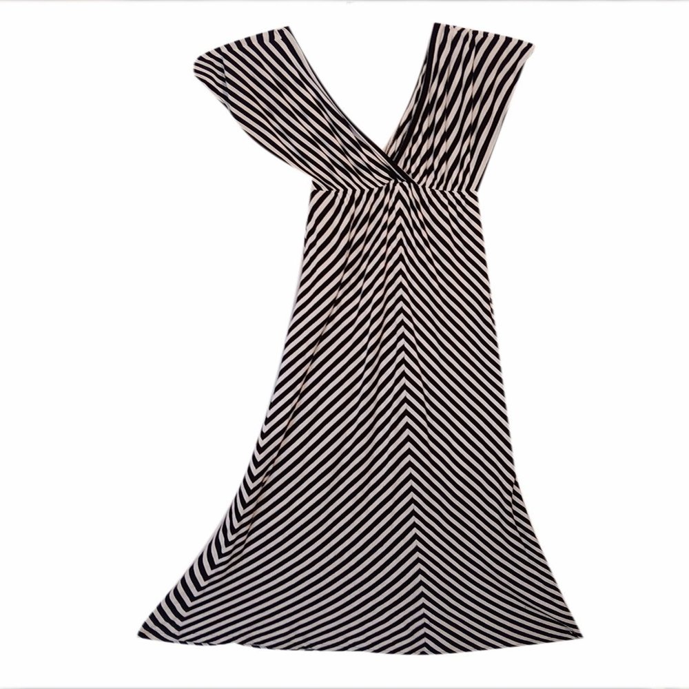 J Crew Maxie Black and White Dress X Small